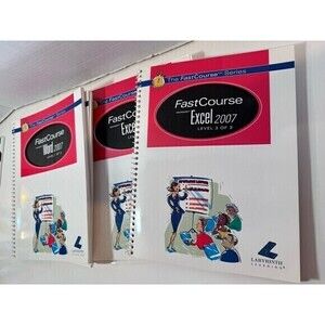 FastCourse Microsoft Excel 2007 Levels 1-3 Softcover Spiral Bound